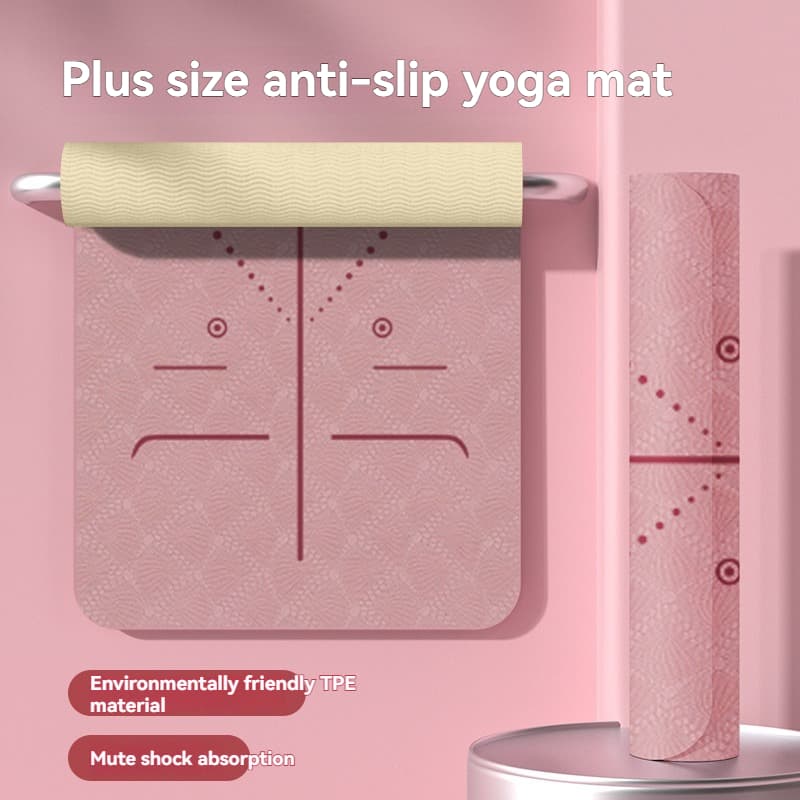 Foldable widened TPE mat