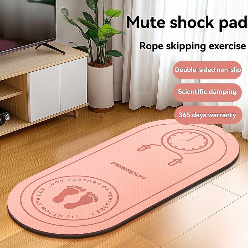 Wide Thick TPE Jump Rope Mat