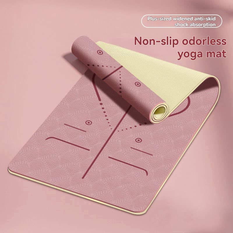 Foldable widened TPE mat