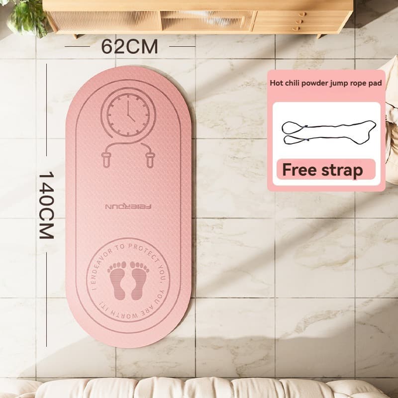 Wide Thick TPE Jump Rope Mat